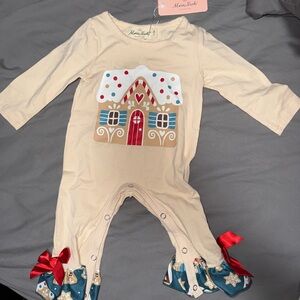 Marie Nicole Tan Gingerbread House Footie